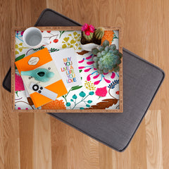 83 Oranges Charm Rectangular Tray