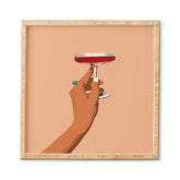 83 Oranges Cheers to Love Framed Wall Art