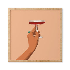 83 Oranges Cheers to Love Framed Wall Art