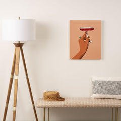 83 Oranges Cheers to Love Art Canvas