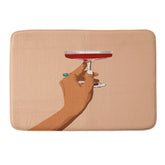 83 Oranges Cheers to Love Memory Foam Bath Mat
