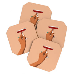 83 Oranges Cheers to Love Coaster Set