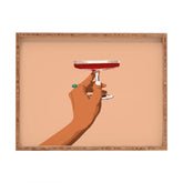 83 Oranges Cheers to Love Rectangular Tray