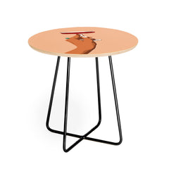 83 Oranges Cheers to Love Round Side Table