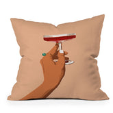 83 Oranges Cheers to Love Throw Pillow