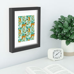 83 Oranges Cheetah Jungle Recessed Framing Rectangle