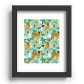 83 Oranges Cheetah Jungle Recessed Framing Rectangle