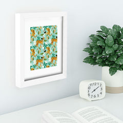 83 Oranges Cheetah Jungle Recessed Framing Rectangle
