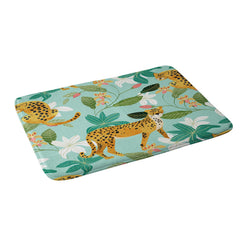 83 Oranges Cheetah Jungle Memory Foam Bath Mat