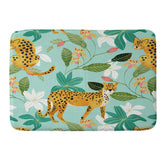 83 Oranges Cheetah Jungle Memory Foam Bath Mat