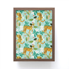 83 Oranges Cheetah Jungle Framed Mini Art Print
