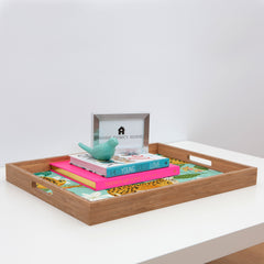 83 Oranges Cheetah Jungle Rectangular Tray