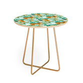 83 Oranges Cheetah Jungle Round Side Table
