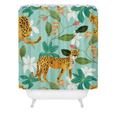 83 Oranges Cheetah Jungle Shower Curtain