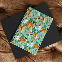 83 Oranges Cheetah Jungle Spiral Notebook