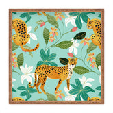 83 Oranges Cheetah Jungle Square Tray