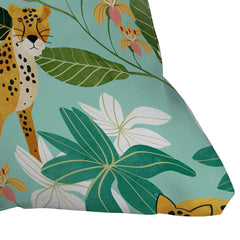 83 Oranges Cheetah Jungle Throw Pillow