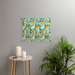 83 Oranges Cheetah Jungle Wall Hanging Landscape