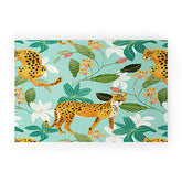 83 Oranges Cheetah Jungle Welcome Mat