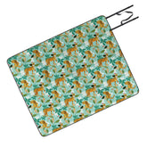 83 Oranges Cheetah Jungle Picnic Blanket