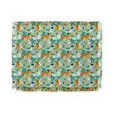 83 Oranges Cheetah Jungle Throw Blanket