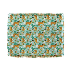 83 Oranges Cheetah Jungle Throw Blanket