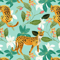 83 Oranges Cheetah Jungle Shower Curtain