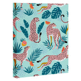 83 Oranges Cheetahs In Grapefruit Grove Art Canvas
