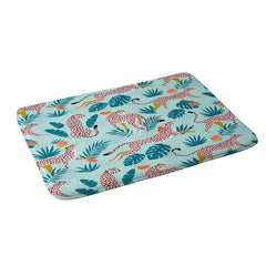 83 Oranges Cheetahs In Grapefruit Grove Memory Foam Bath Mat