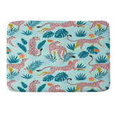 83 Oranges Cheetahs In Grapefruit Grove Memory Foam Bath Mat