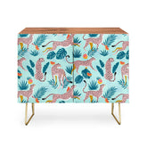 83 Oranges Cheetahs In Grapefruit Grove Credenza