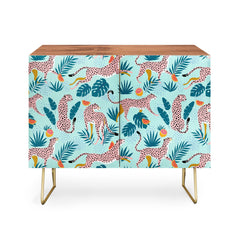 83 Oranges Cheetahs In Grapefruit Grove Credenza