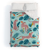83 Oranges Cheetahs In Grapefruit Grove Duvet Cover