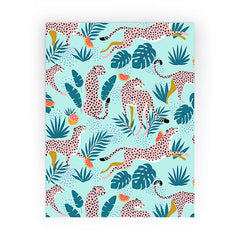 83 Oranges Cheetahs In Grapefruit Grove Mini Art Print
