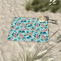 83 Oranges Cheetahs In Grapefruit Grove Picnic Blanket