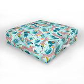 83 Oranges Cheetahs In Grapefruit Grove Outdoor Floor Cushion