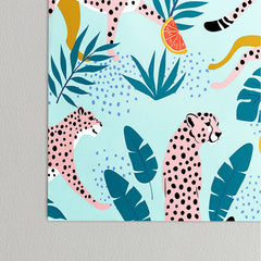 83 Oranges Cheetahs In Grapefruit Grove Poster