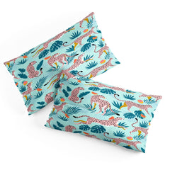 83 Oranges Cheetahs In Grapefruit Grove Pillow Shams