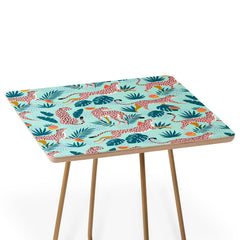 83 Oranges Cheetahs In Grapefruit Grove Side Table