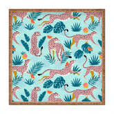 83 Oranges Cheetahs In Grapefruit Grove Square Tray