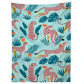 83 Oranges Cheetahs In Grapefruit Grove Tapestry