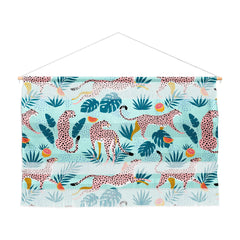83 Oranges Cheetahs In Grapefruit Grove Wall Hanging Landscape