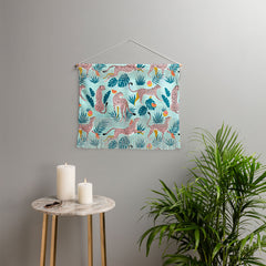 83 Oranges Cheetahs In Grapefruit Grove Wall Hanging Landscape