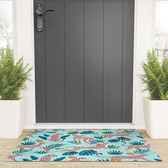 83 Oranges Cheetahs In Grapefruit Grove Welcome Mat
