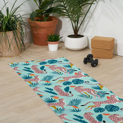 83 Oranges Cheetahs In Grapefruit Grove Yoga Mat