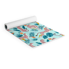 83 Oranges Cheetahs In Grapefruit Grove Yoga Mat