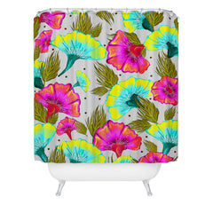83 Oranges Ecstatic Floral Shower Curtain
