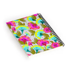 83 Oranges Ecstatic Floral Spiral Notebook