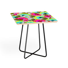 83 Oranges Ecstatic Floral Side Table