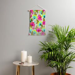 83 Oranges Ecstatic Floral Wall Hanging Portrait